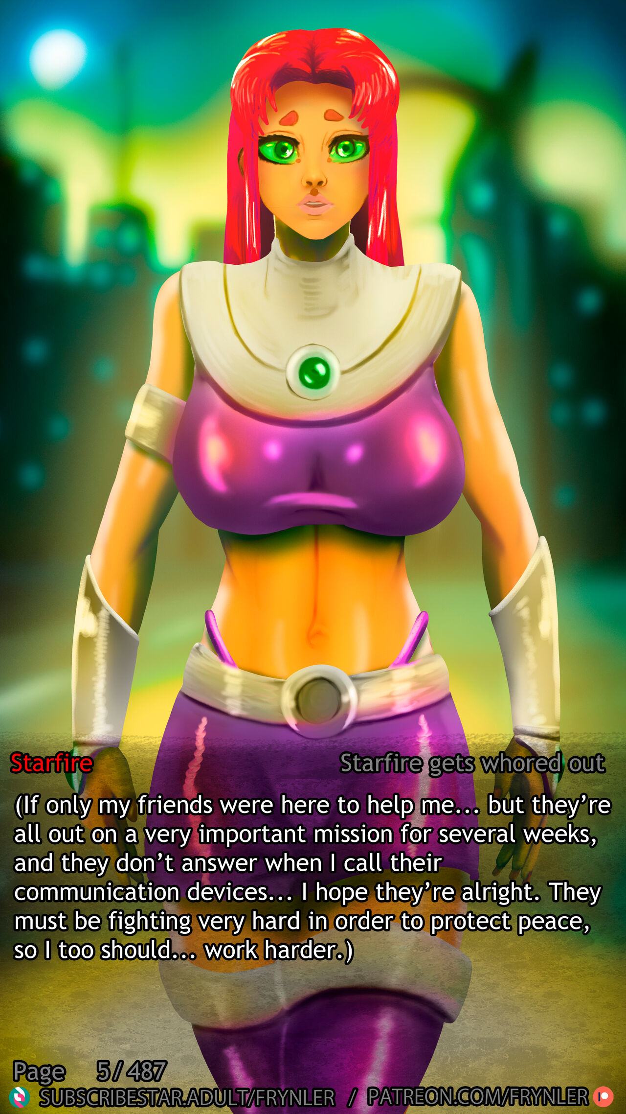 Starfire Gets Whored Out page 5 full
