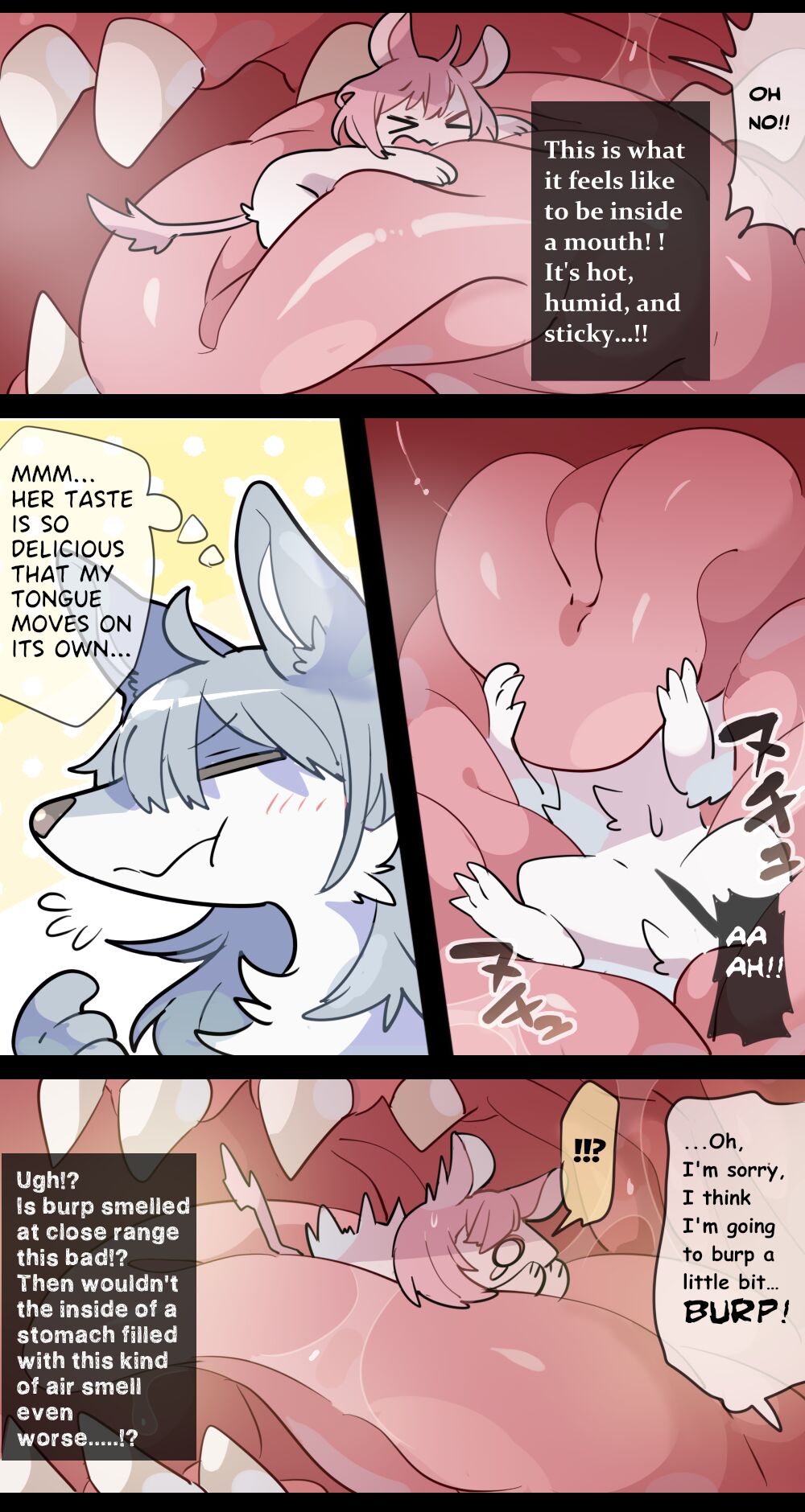 Giant Wolf Girl VORE &amp; GTS page 3 full