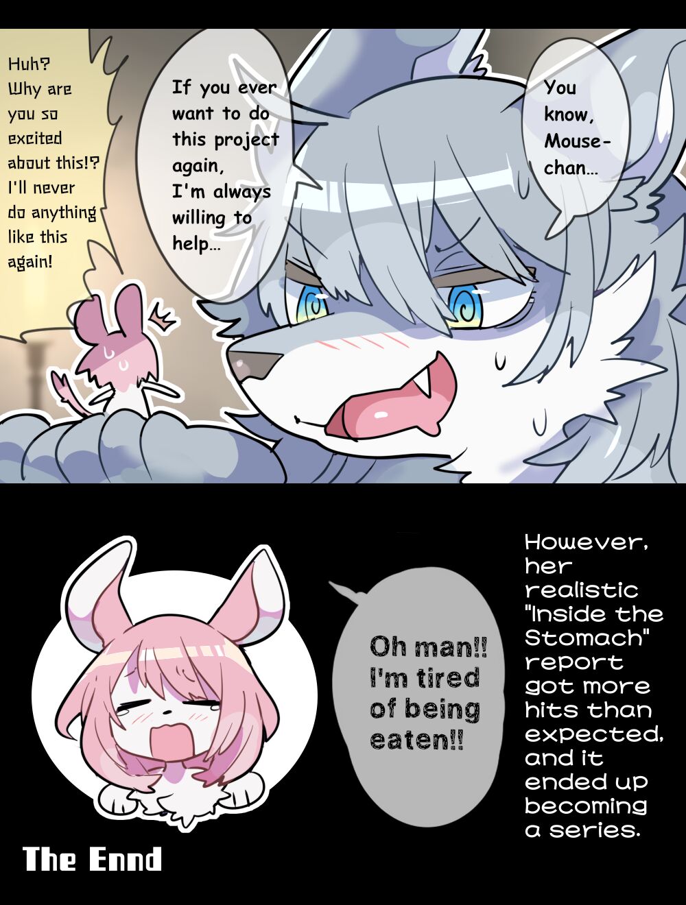 Giant Wolf Girl VORE &amp; GTS page 8 full