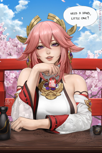 Sciamano240 Yae Miko HandSake cover