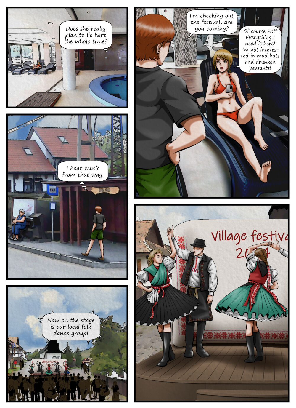 Village Holiday page 8 full