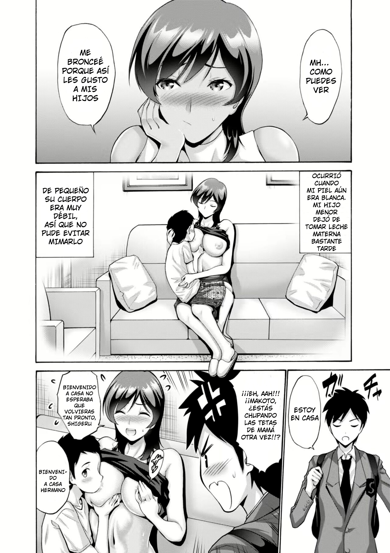 Haha wa Musuko no Chinpo ni Koi o Suru Ch. 7 page 2 full