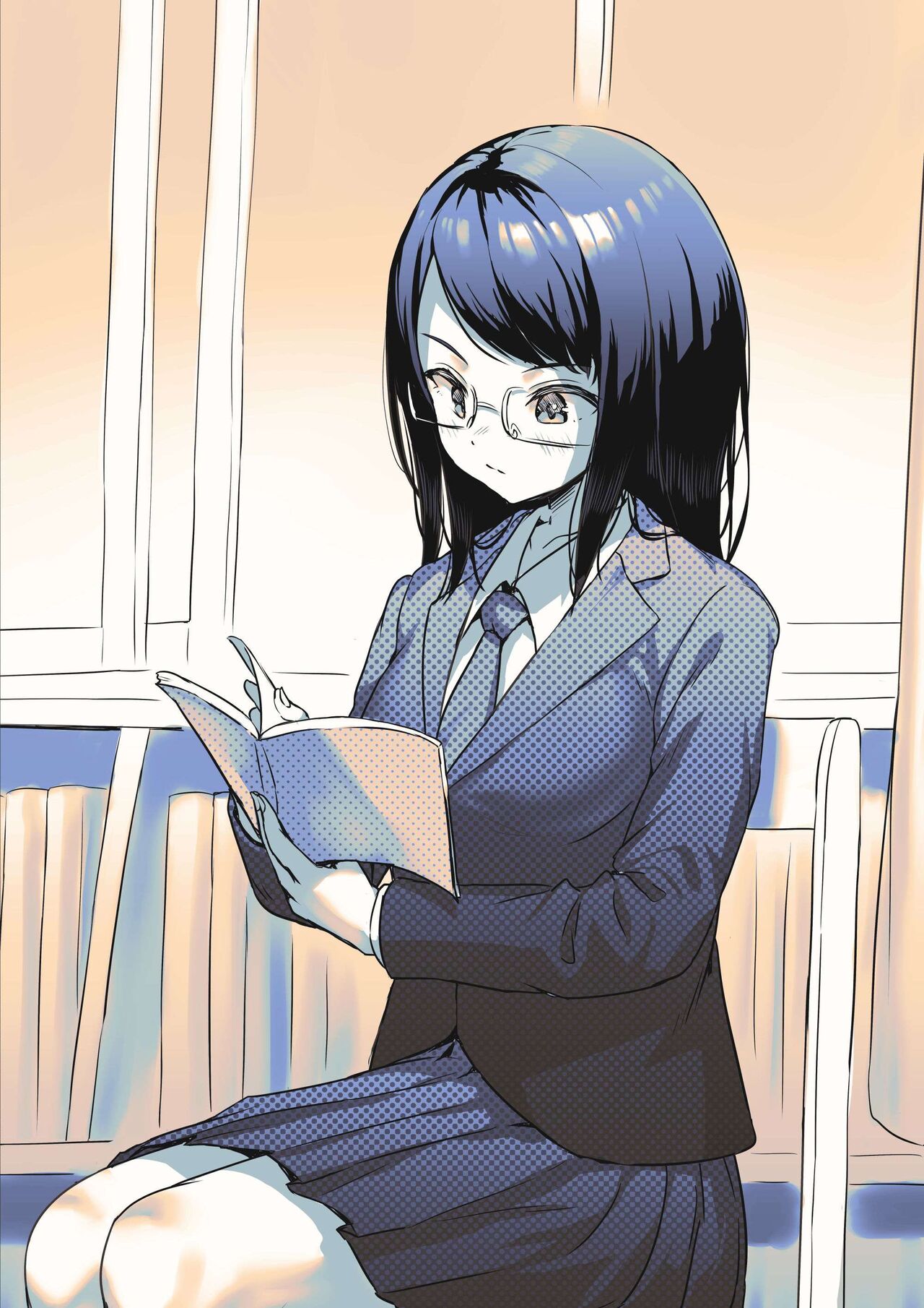 Toshokan de Hassan Shichau Futanari Megane-chan page 3 full