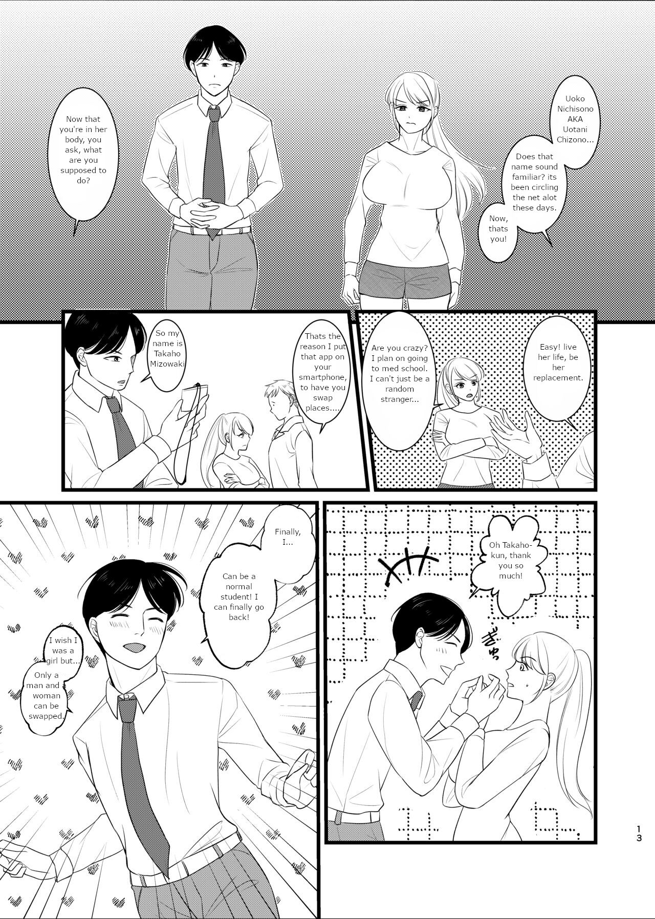 Majime ga Torie no Boku ga Shinjin Idol to Jinsei Koukan shite Otoko-tachi to no Sex no Toriko ni naru made | I, A serious student, lost my body to a sex idol, and lost my mind to sex page 10 full
