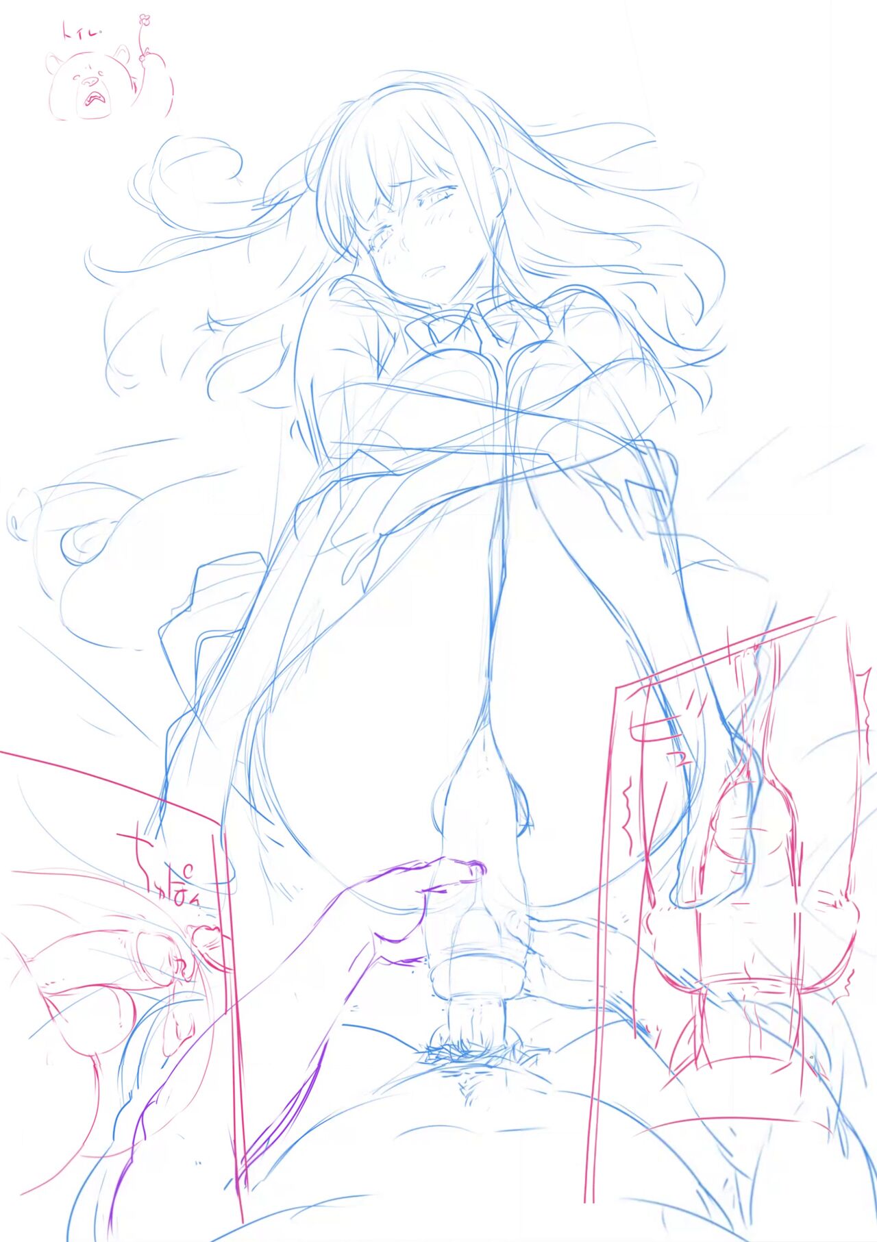 stitching sketches | Uno Makoto page 3 full