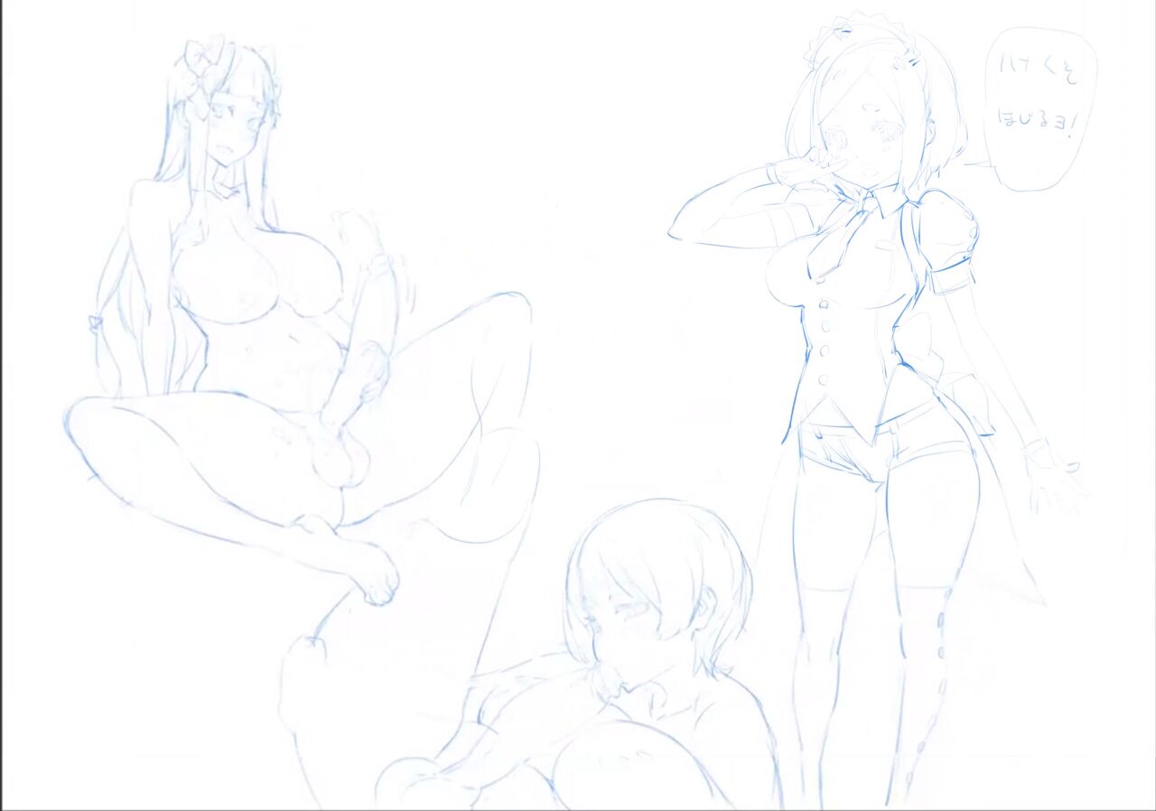 stitching sketches | Uno Makoto page 6 full