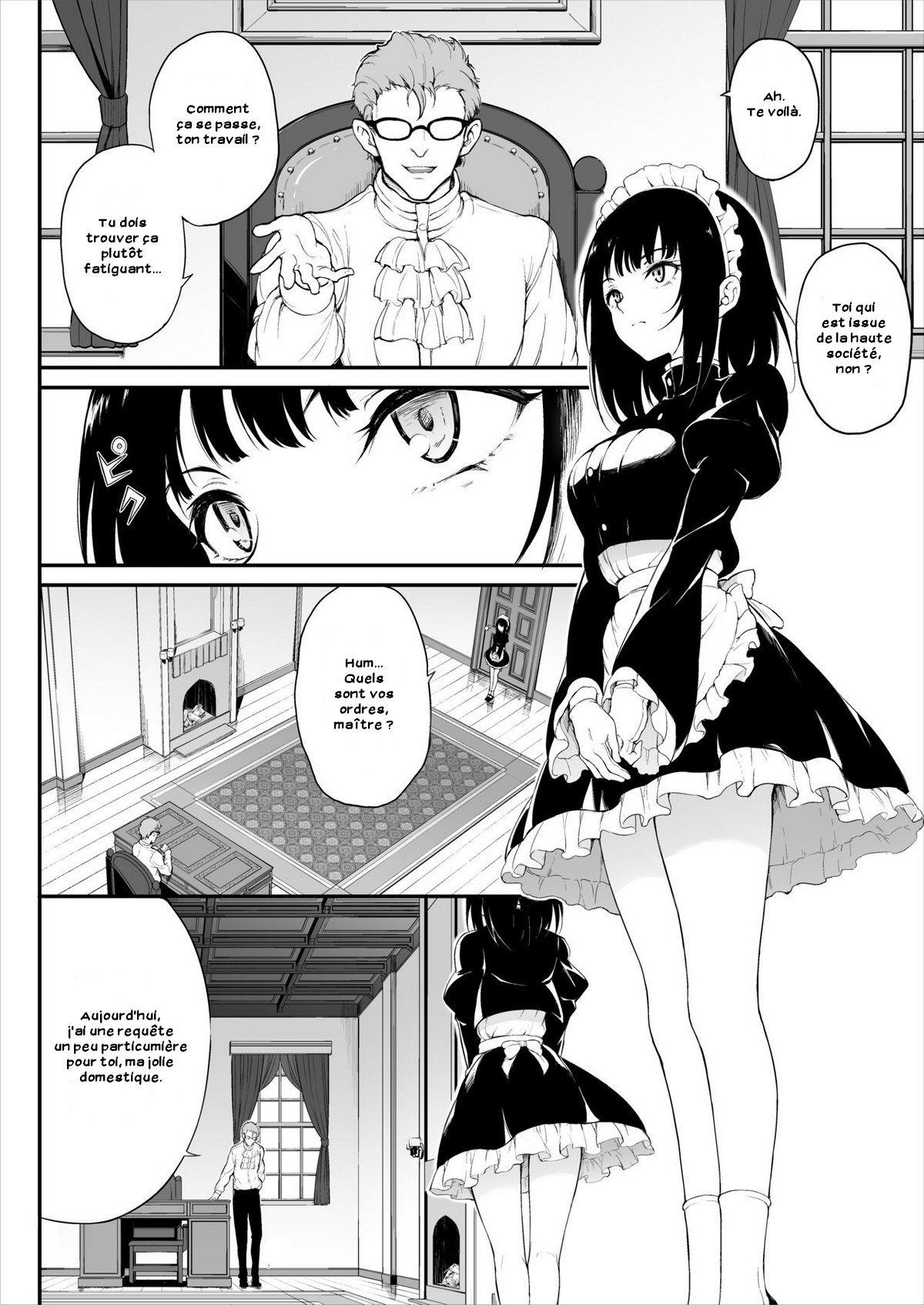 Maid Kyouiku. -Botsuraku Kizoku Rurikawa Tsubaki- page 3 full