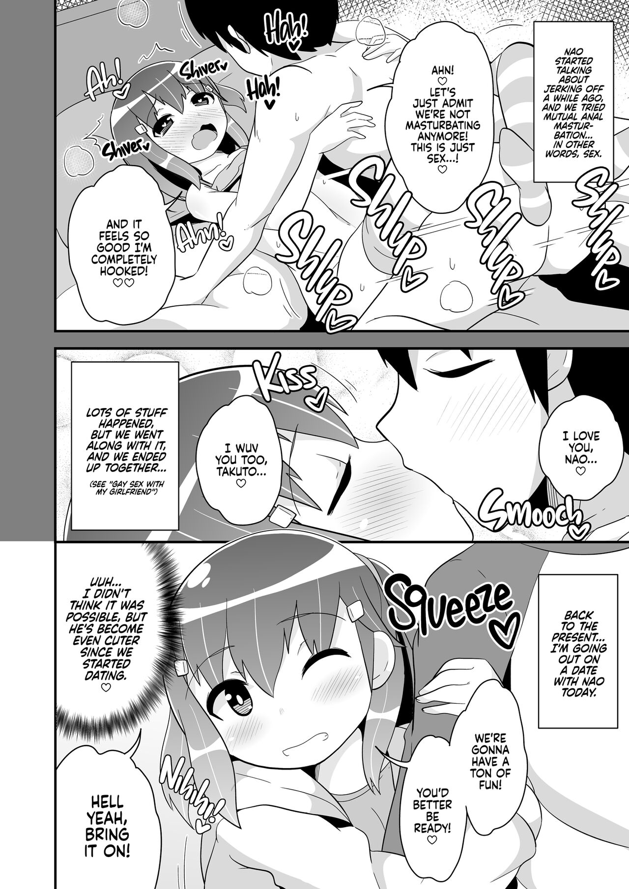 Josou  Homo Kanojo | Gay Sex with My Girlfriend 2 page 4 full