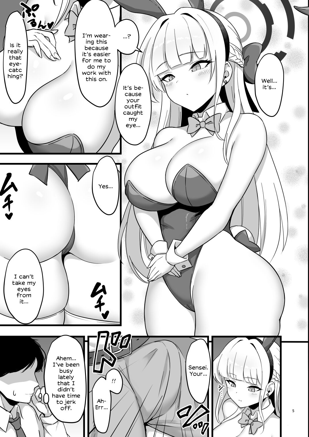 Tokimeki Bunny -Oshikake Bunny no Seishori Support- | Heartbeat Bunny -Uninvited Bunny's Sexual Support- page 5 full