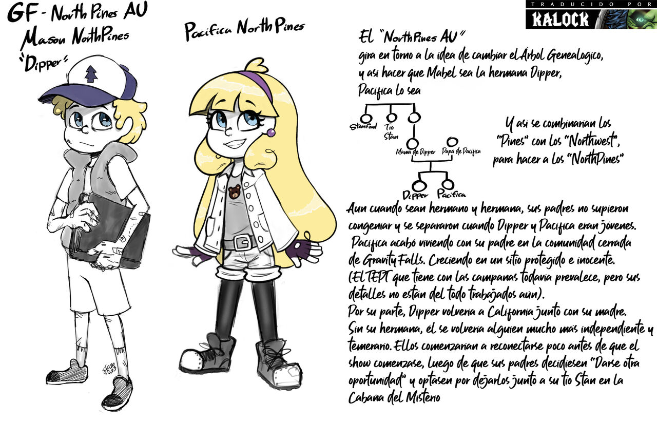 Gravity Falls: Northpines AU page 1 full