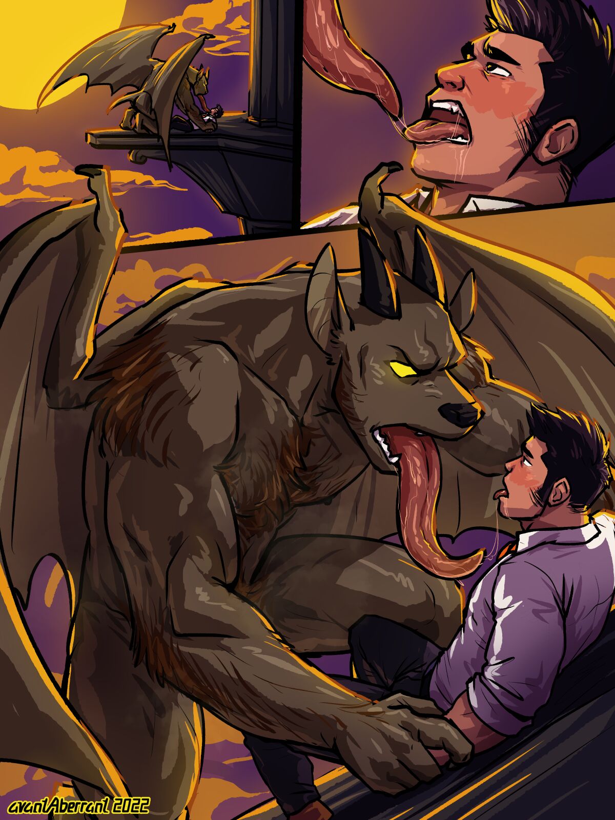 Gargoyle Halloween Comic by page 4 full