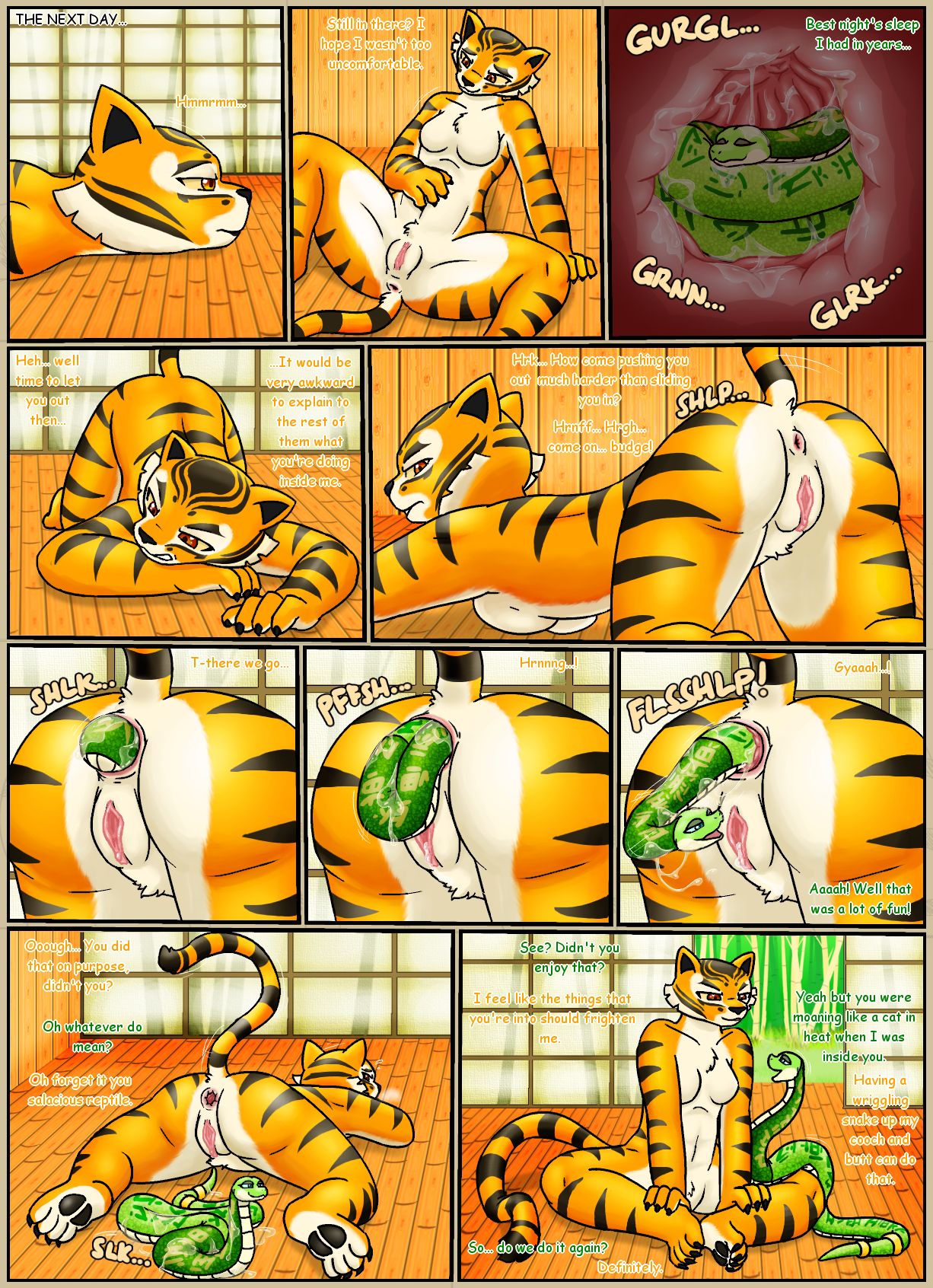 Tigress and Viper's Time Off page 6 full
