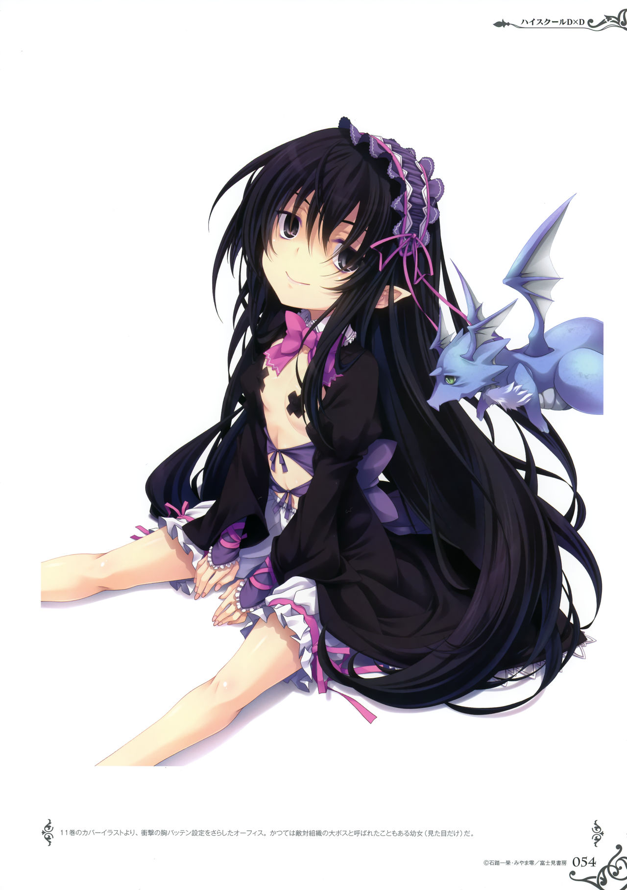 Highschool DxD LN illustrations page 8 full