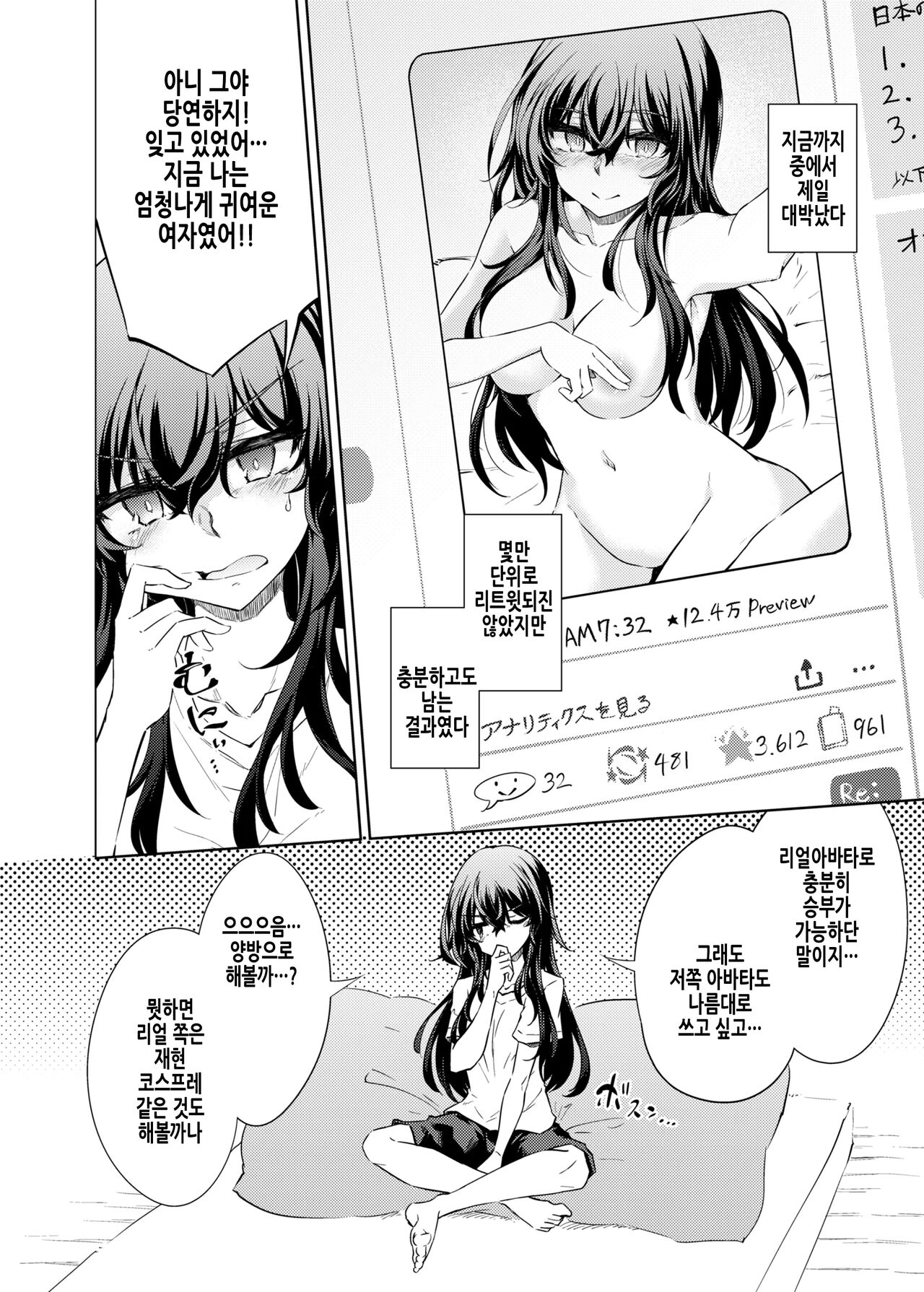 VR mo Real mo TS Mesu ni Narimashita. 2 | VR도 리얼도 TS암컷이 되었습니다. 2 page 8 full