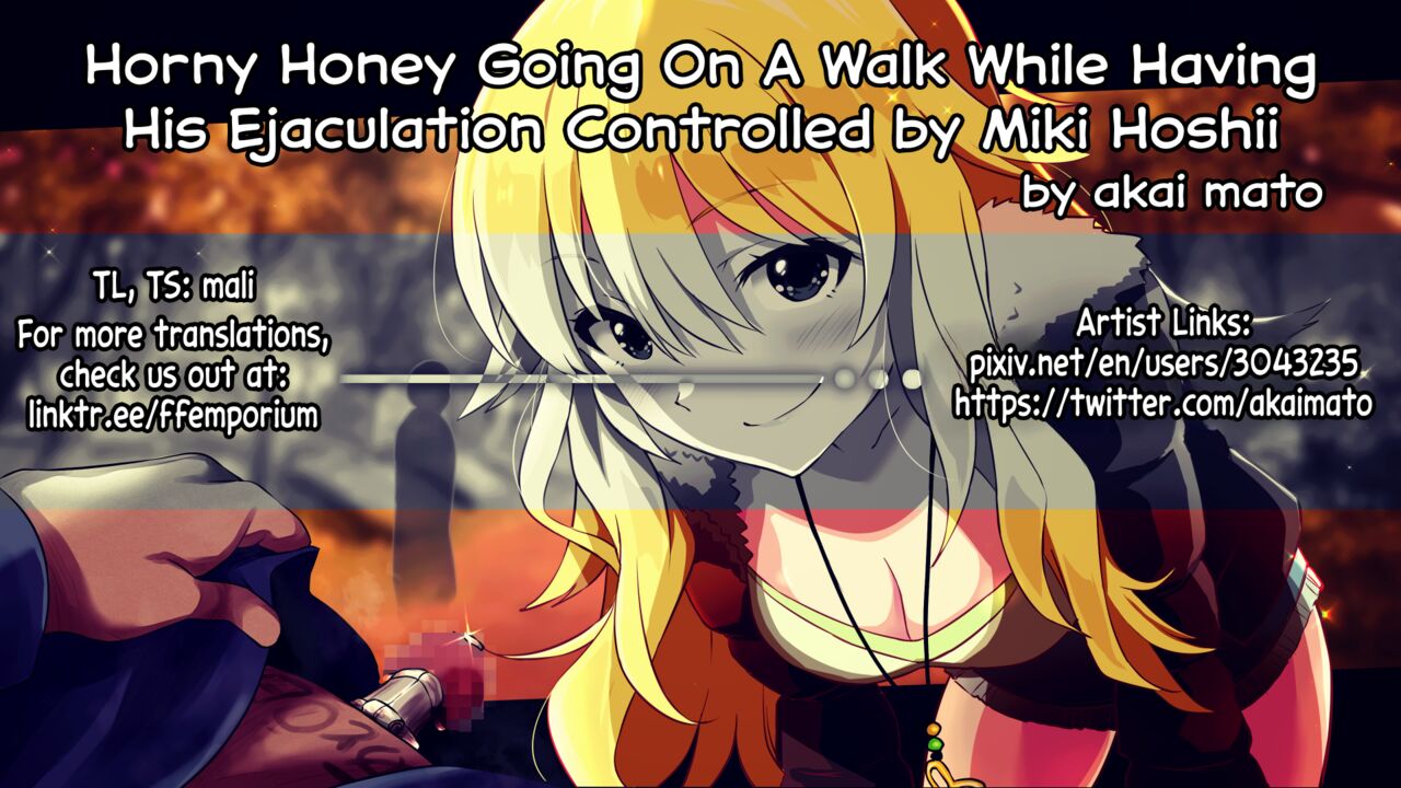 Horny Honey Going On A Walk While Having His Ejaculation Controlled by Miki Hoshii page 10 full