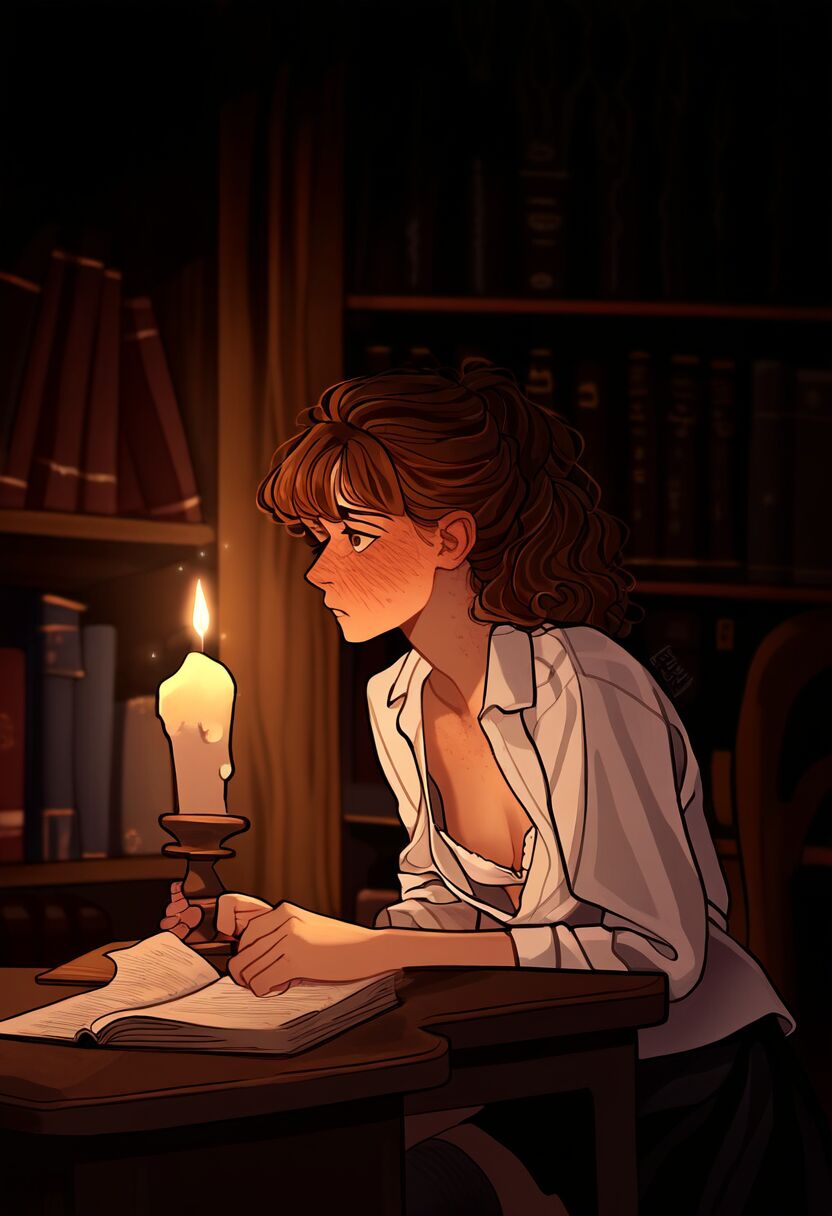 Evening in the Library with Hermione page 6 full