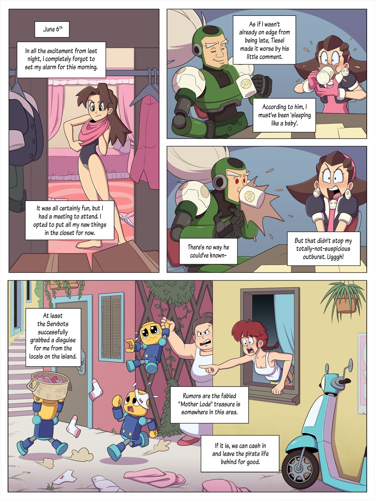 Artist - Pieceofsoap / Diary Of An Air Pirate - FULL COMIC page 6 full