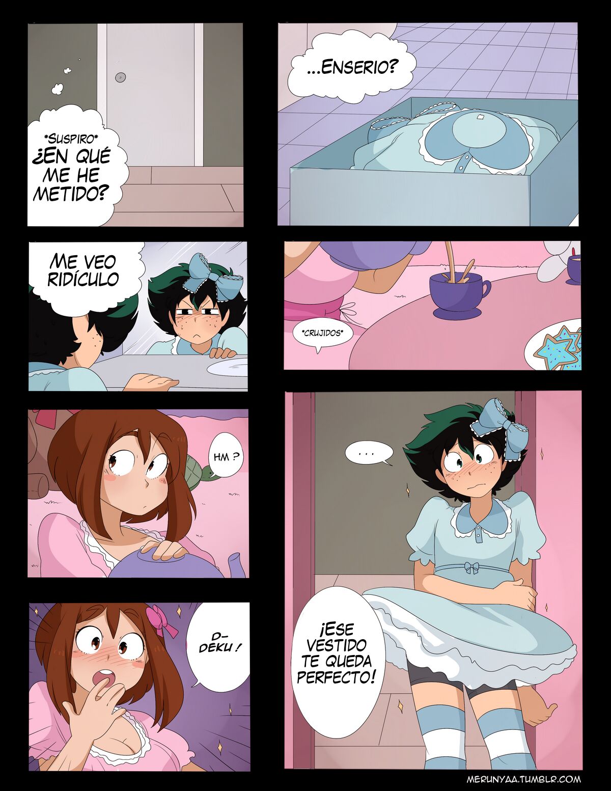 Aristas - Merunyaa / My hero academia - COMIC ESPAÑOL page 8 full