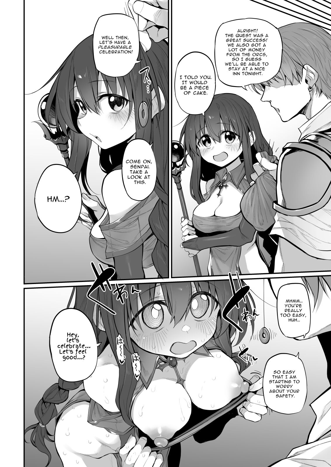 Hipunoshisutorabera ~Namaiki Onna Majutsushi Saimin Taisei 0 de Kairaku Ochi~  | Hypnosis Traveler ~impertinent mage with 0 hypnosis resistance gets pleasure corrupted~ page 10 full