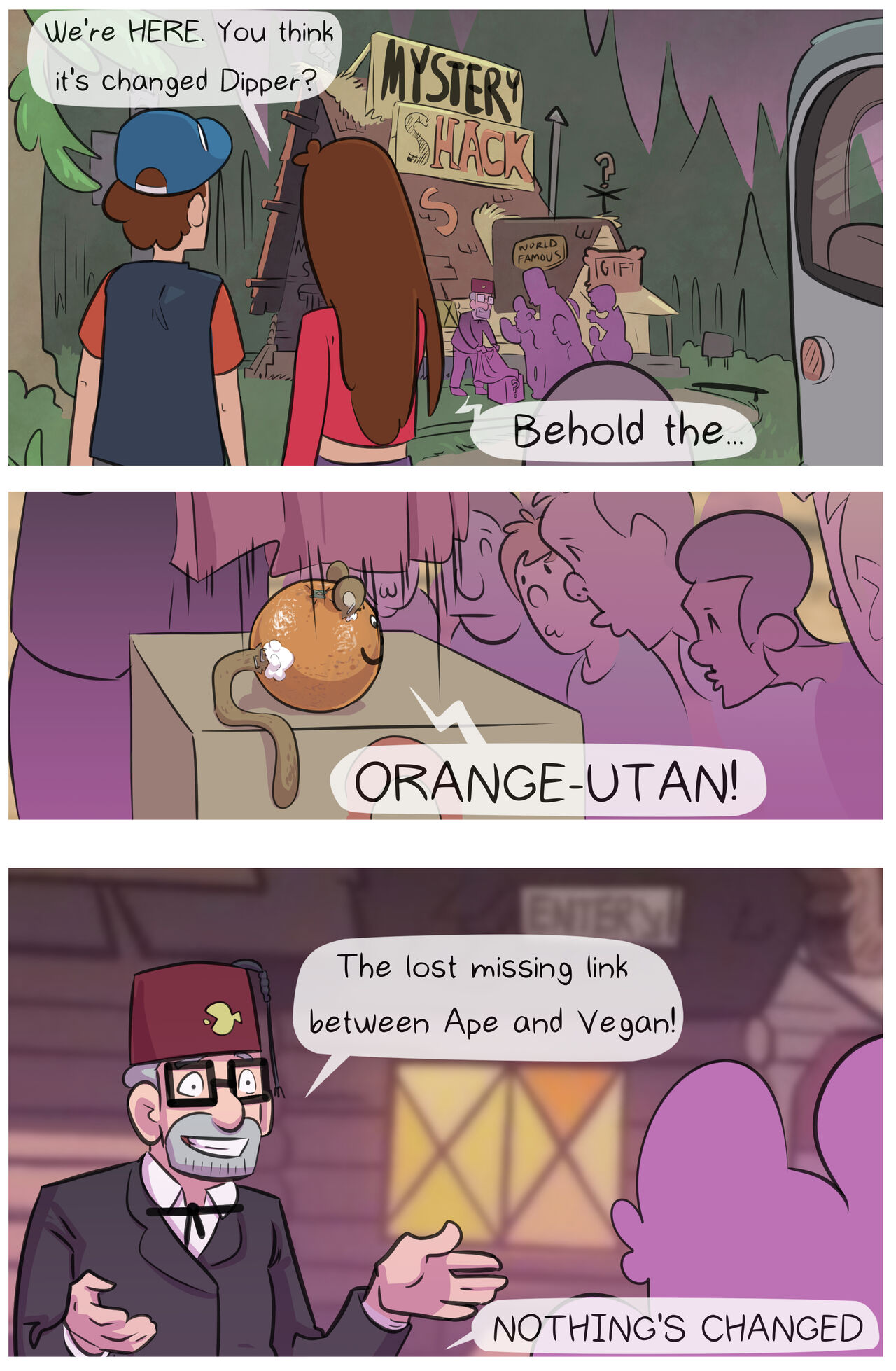 Gravity Falls Porn Parody Ch. 1 page 3 full