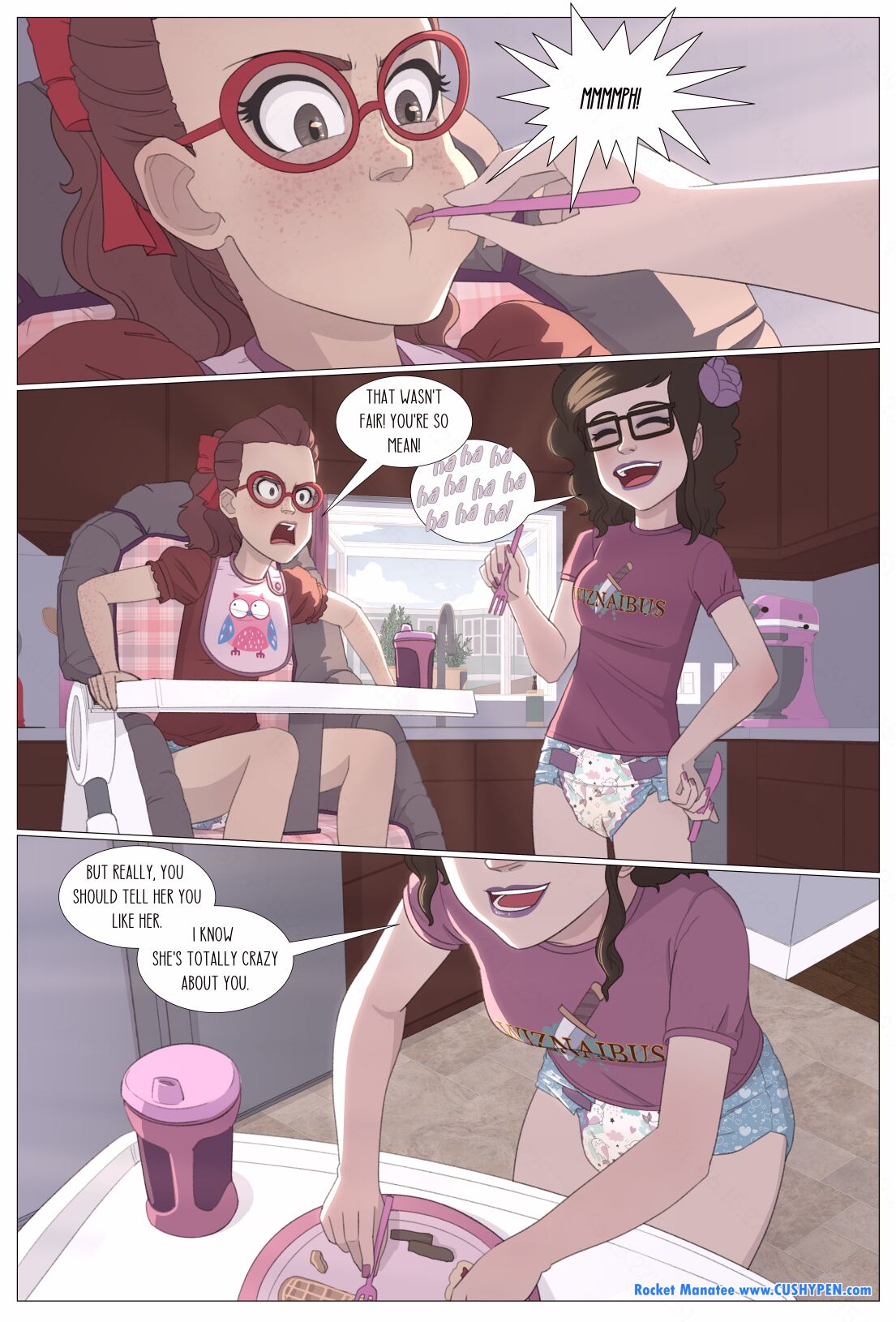 Artist - RocketManatee / Viola and Penny - FULL COMIC page 3 full