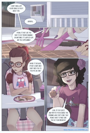 Artist - RocketManatee / Viola and Penny - FULL COMIC cover