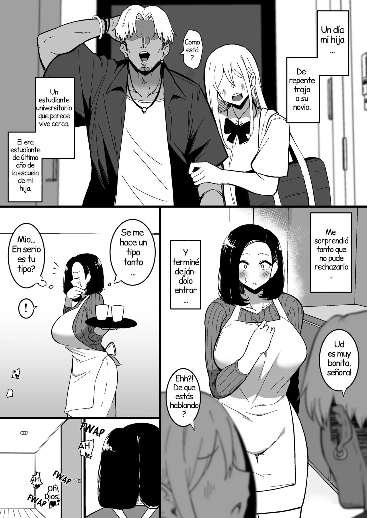 Musume no Kareshi ni Ochiru Okaa-san. 2 - Una madre que se enamora del novio de su hija 2 page 3 full