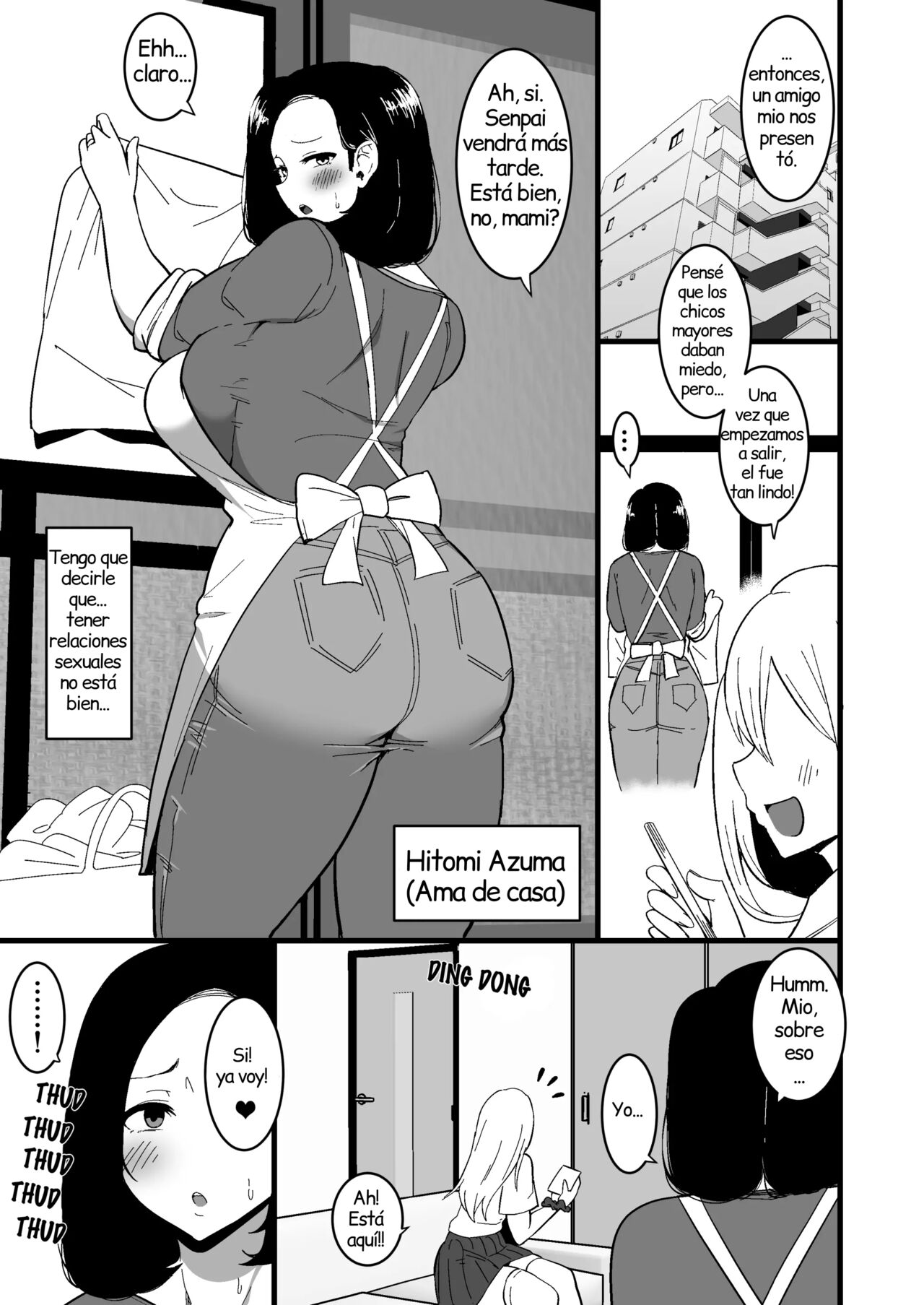 Musume no Kareshi ni Ochiru Okaa-san. 2 - Una madre que se enamora del novio de su hija 2 page 5 full