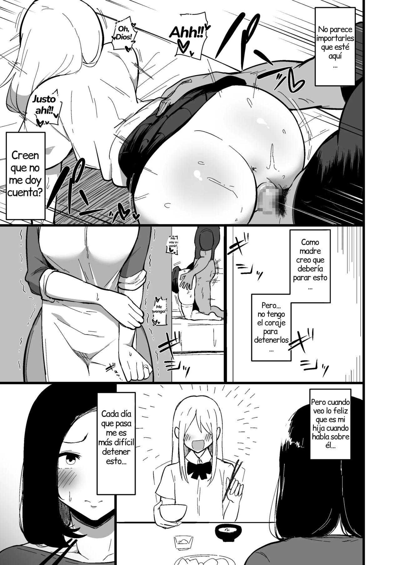 Musume no Kareshi ni Ochiru Okaa-san. 2 - Una madre que se enamora del novio de su hija 2 page 7 full