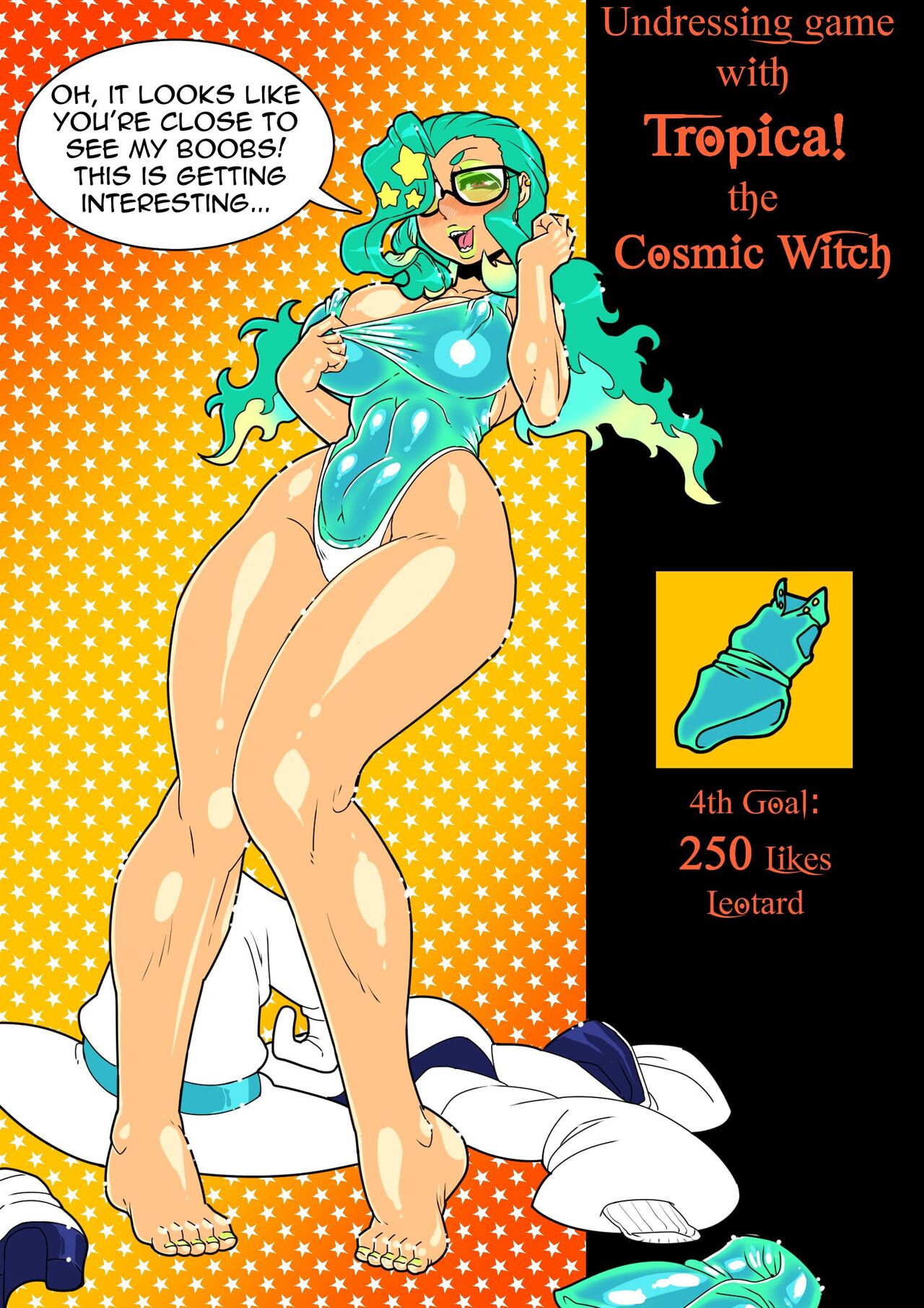 Undressing Game with Tropica the Cosmic Witch page 4 full