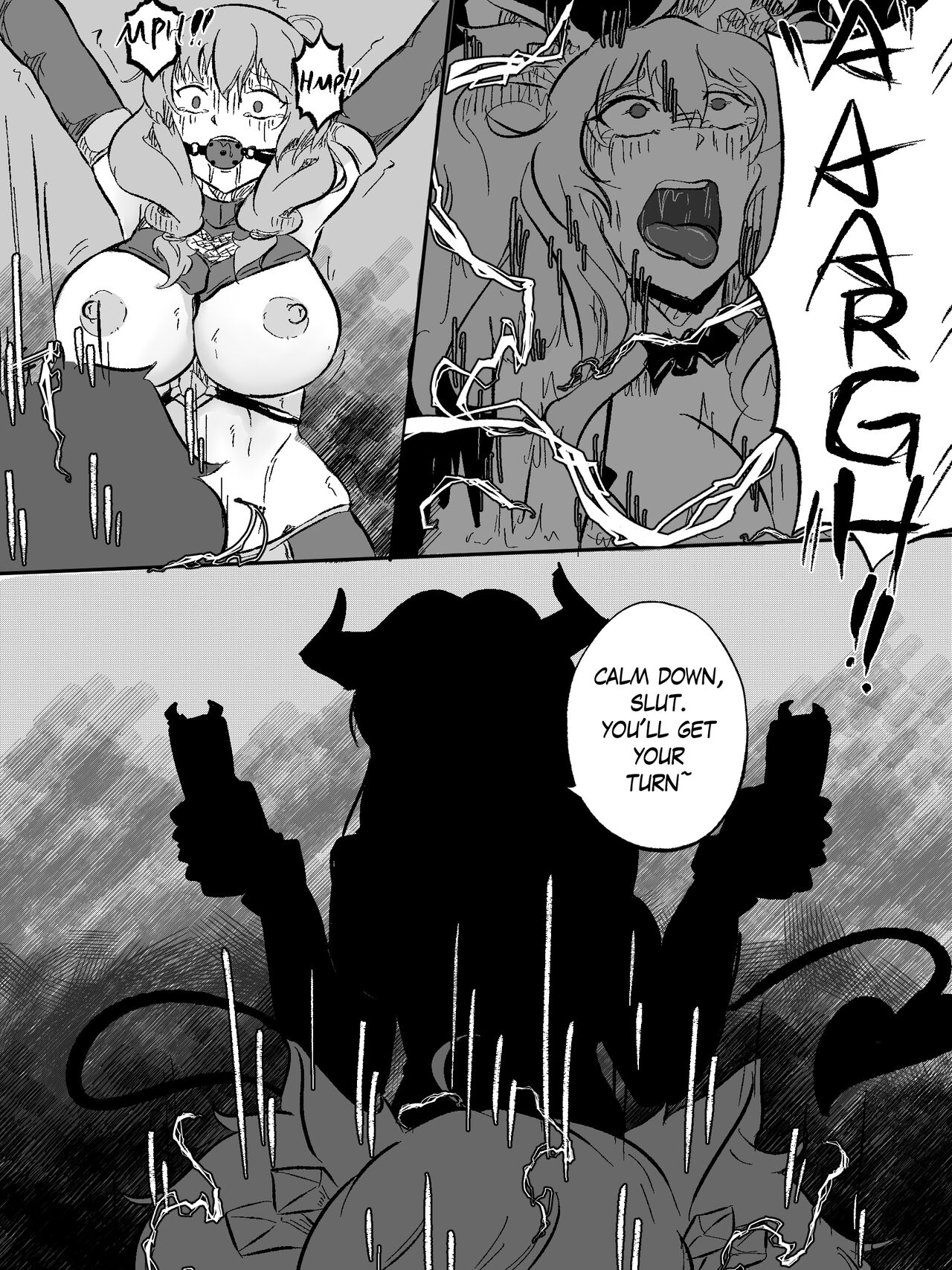 Slave Training - Taimanin Kirara &amp; Komeiji + Bônus : Bad End - Tentacle Pit page 7 full