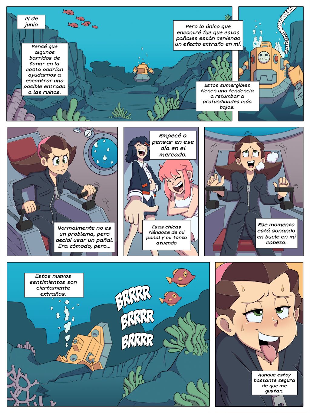 Artista - Pizzabagel / Diario De Un Pirata Aérea - COMIC ESPAÑOL page 7 full