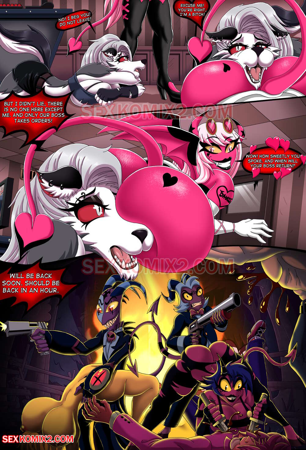 Helluva Boss: Secretary at work page 5 full