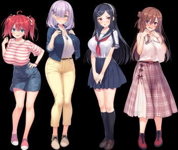 Yuunagi-sou no S-kyuu no Kanojo-tachi 2 Characters sets cover