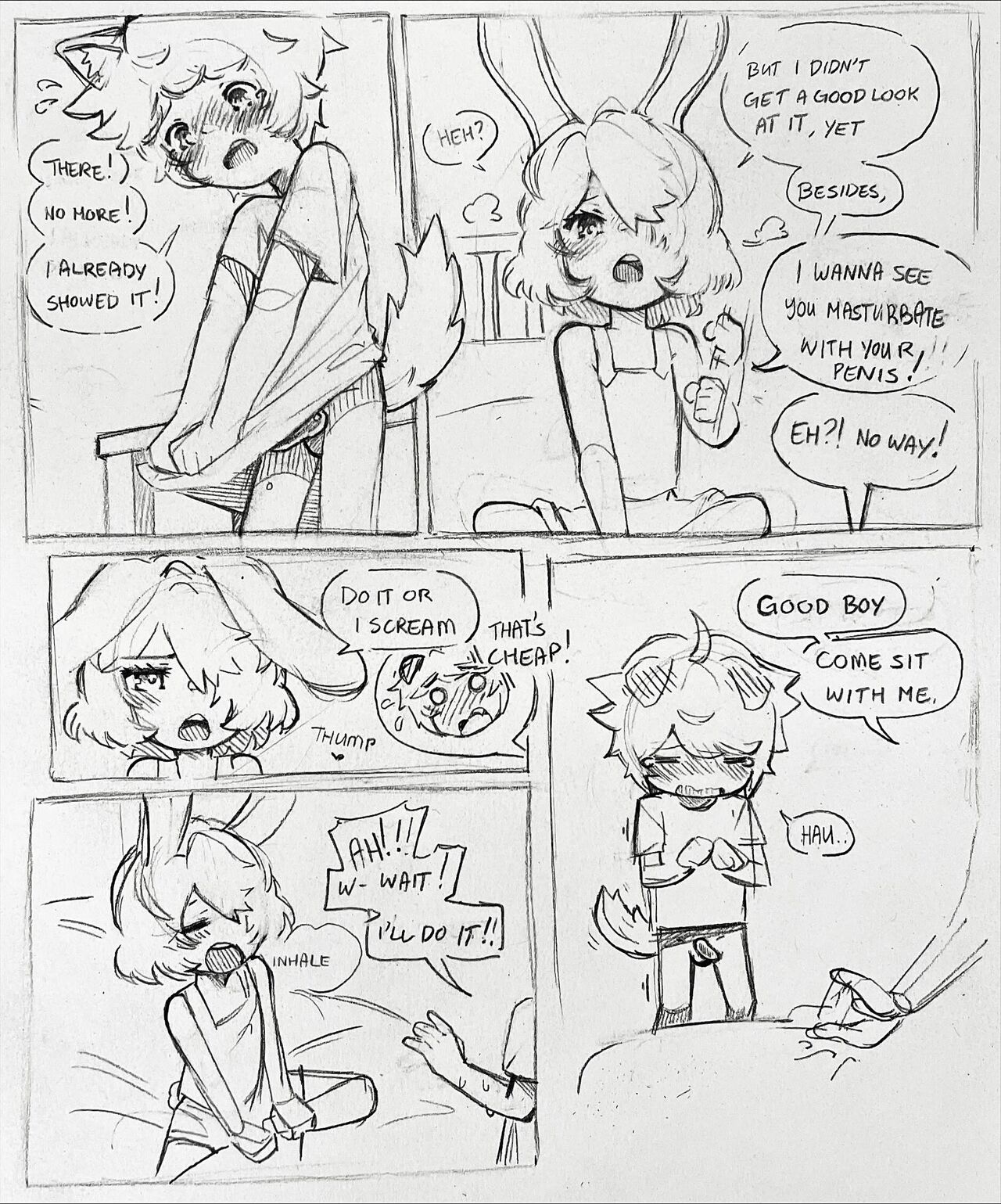 Curious Bunny by CoffeeReno page 9 full