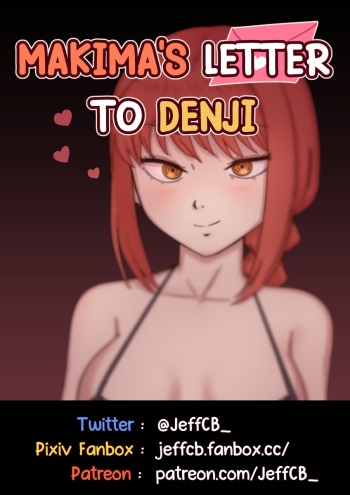 Makima’s Letter to Denji cover