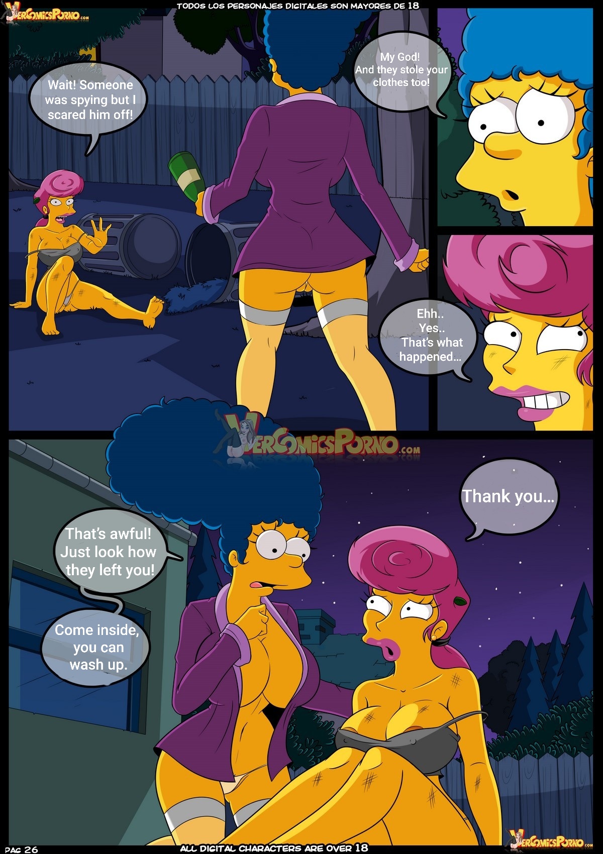 Marge Simpson and Wanda page 5 full