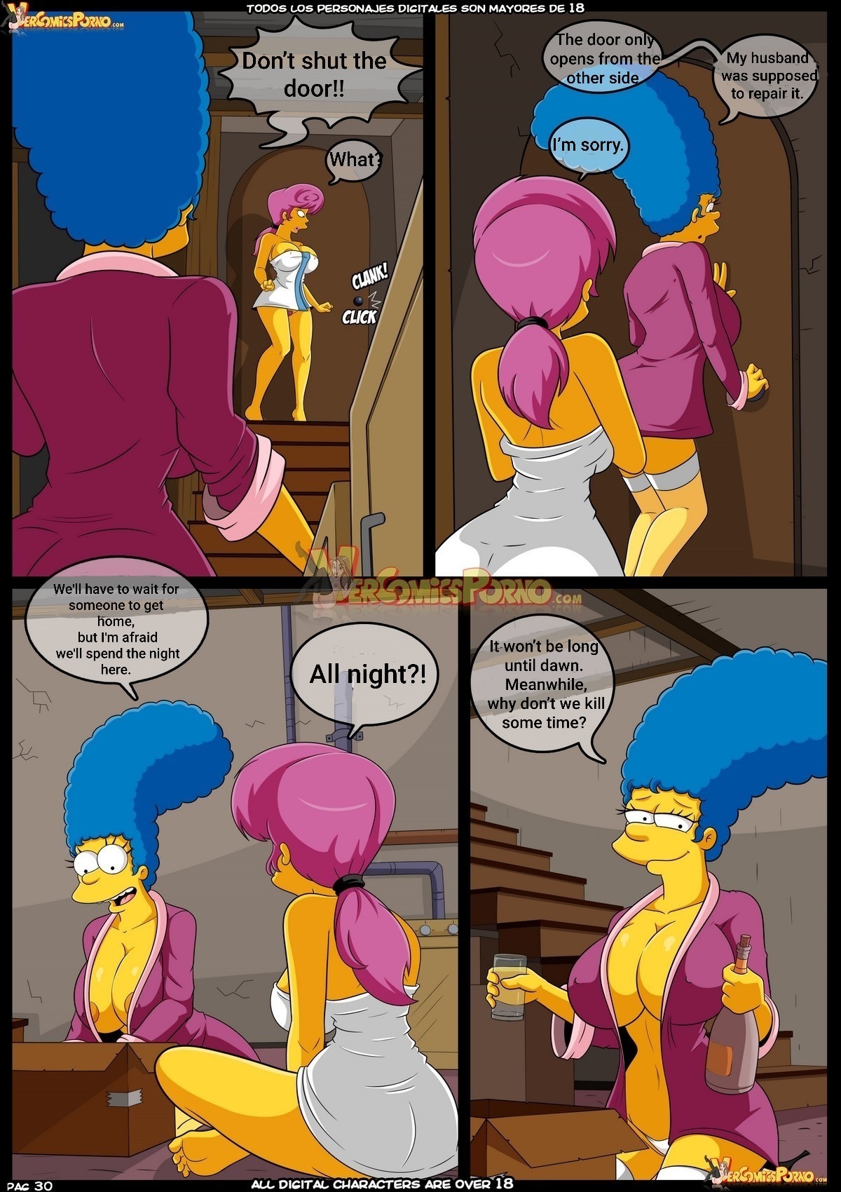 Marge Simpson and Wanda page 9 full
