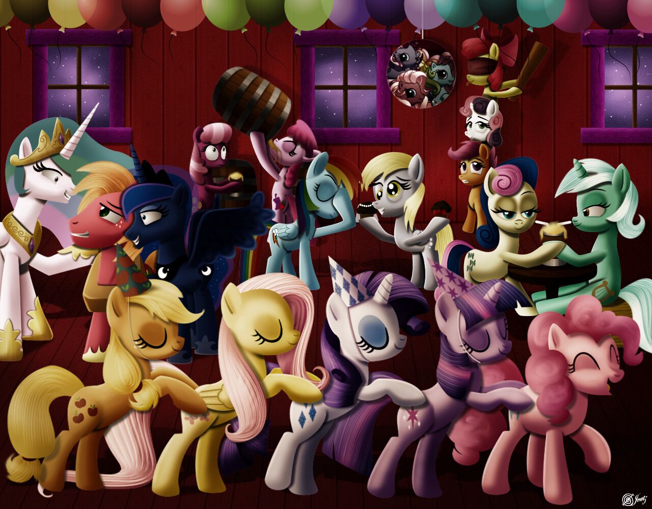 Mane Six Yuri page 5 full