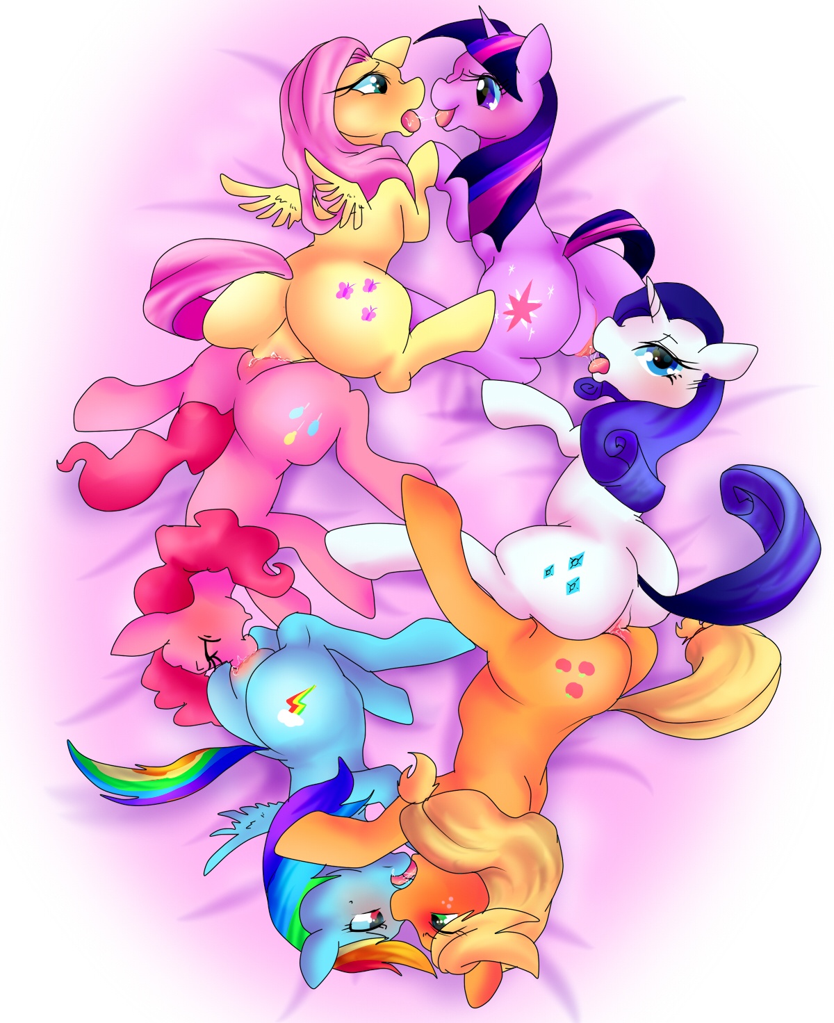 Mane Six Yuri page 9 full