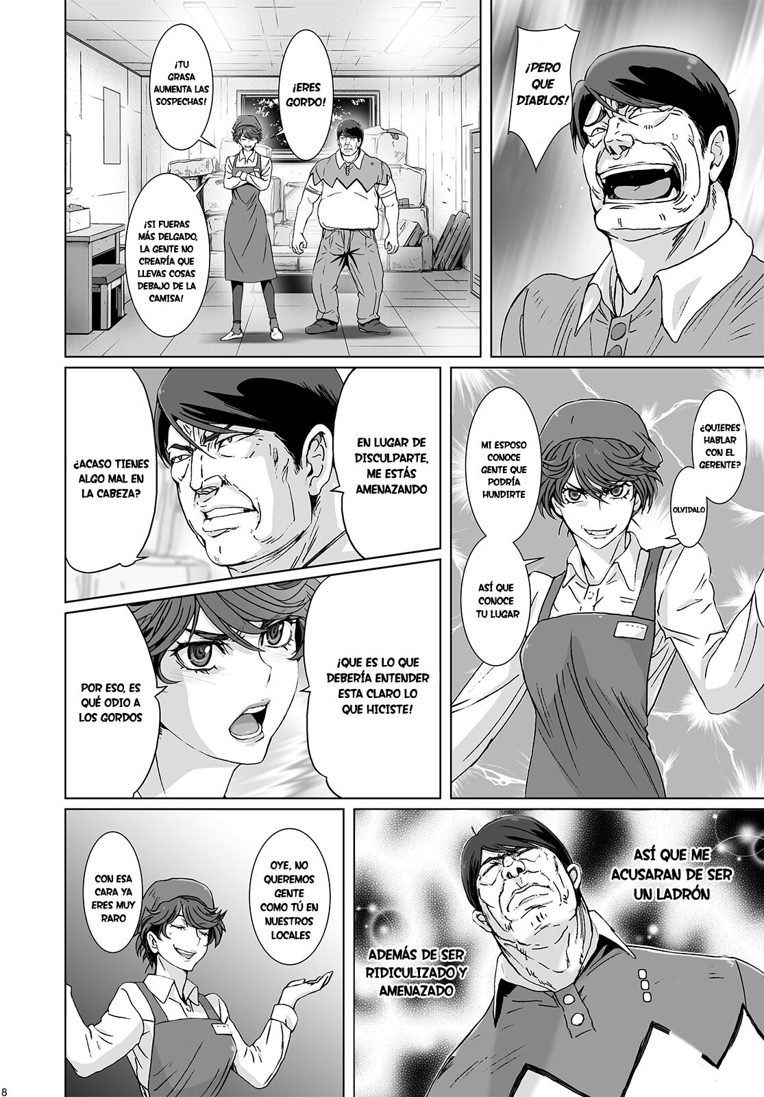 Kuso Mukatsuku Super no Hitozuma Tenin no Private o Saiminjutsu de Sarashite Miru. page 6 full
