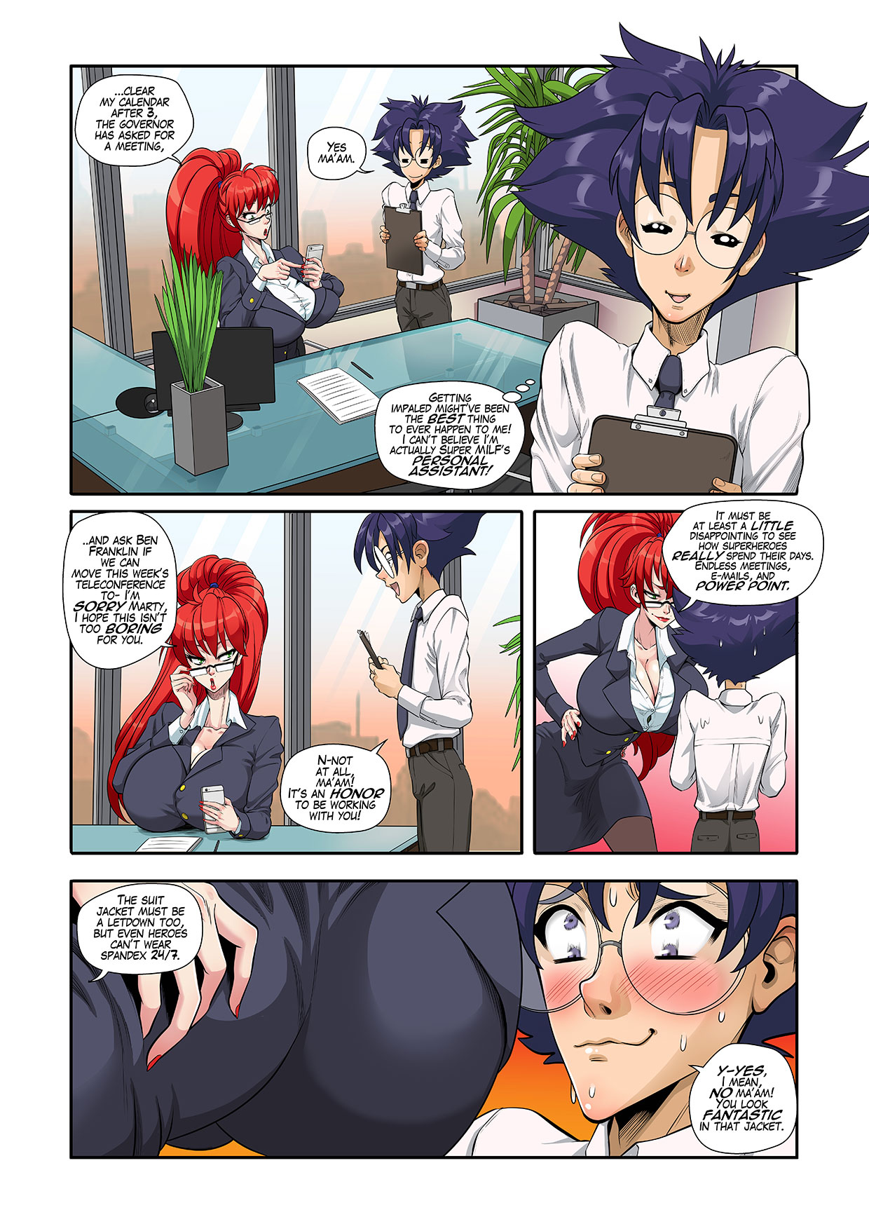 Super MILF Issue 2 page 2 full