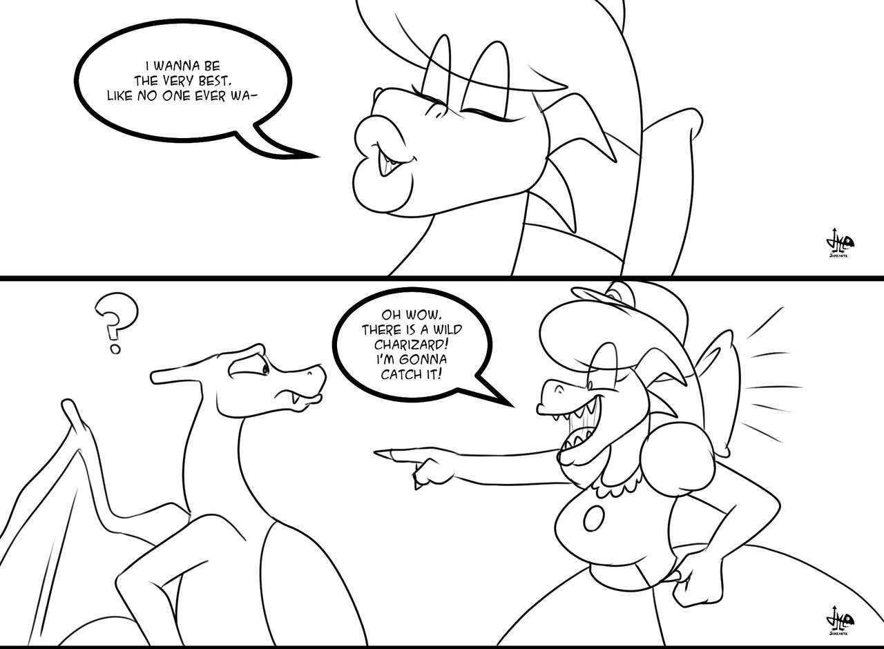 Catching a Charizard page 1 full