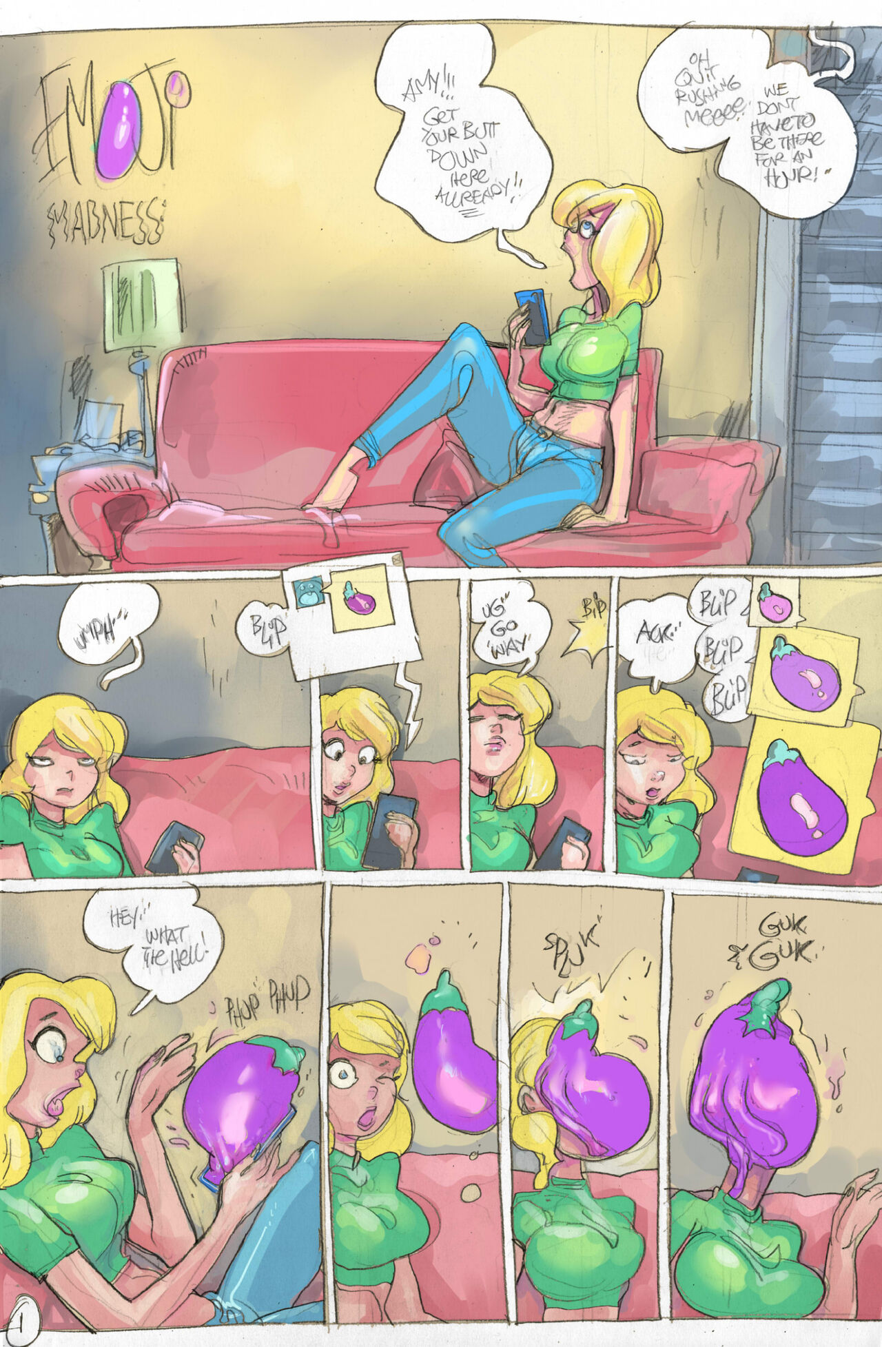 Emoji Madness page 1 full