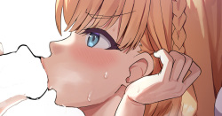 包茎チ〇ポをフェラするIsla