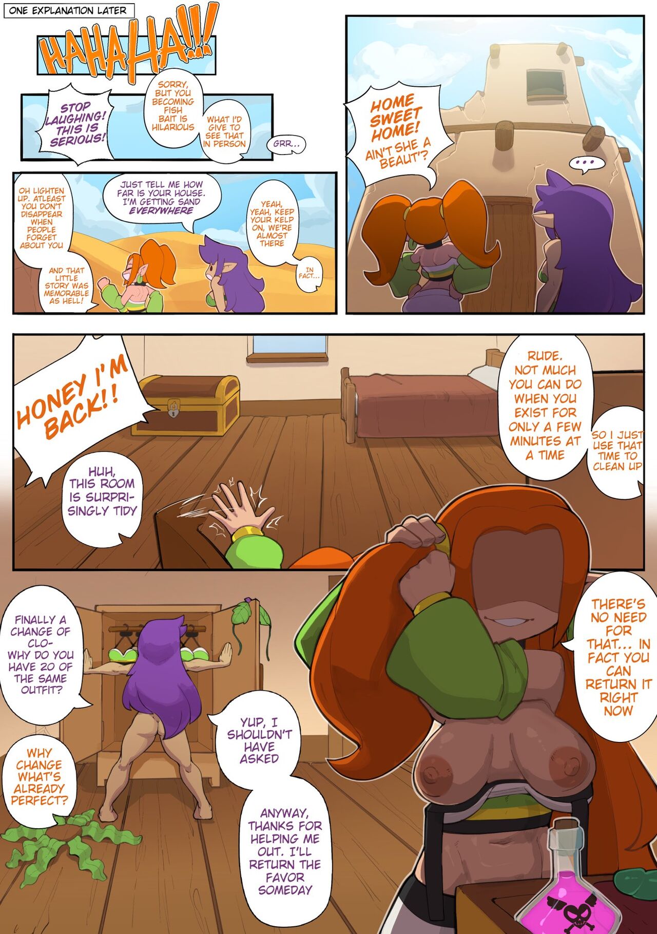 Shantae : Trouble in Tassel Town page 4 full