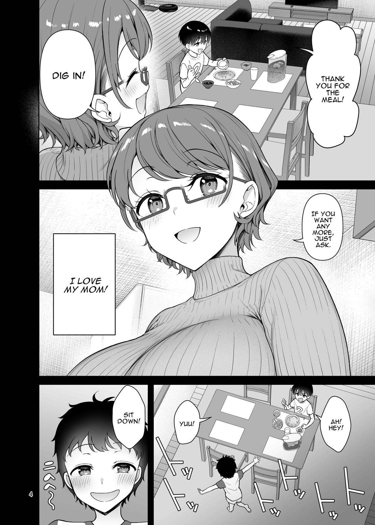 Boku no Mama wa Otouto no Mae de dake Dosukebe ni Naru | Momma Only Gets Lusty For My Brother page 4 full