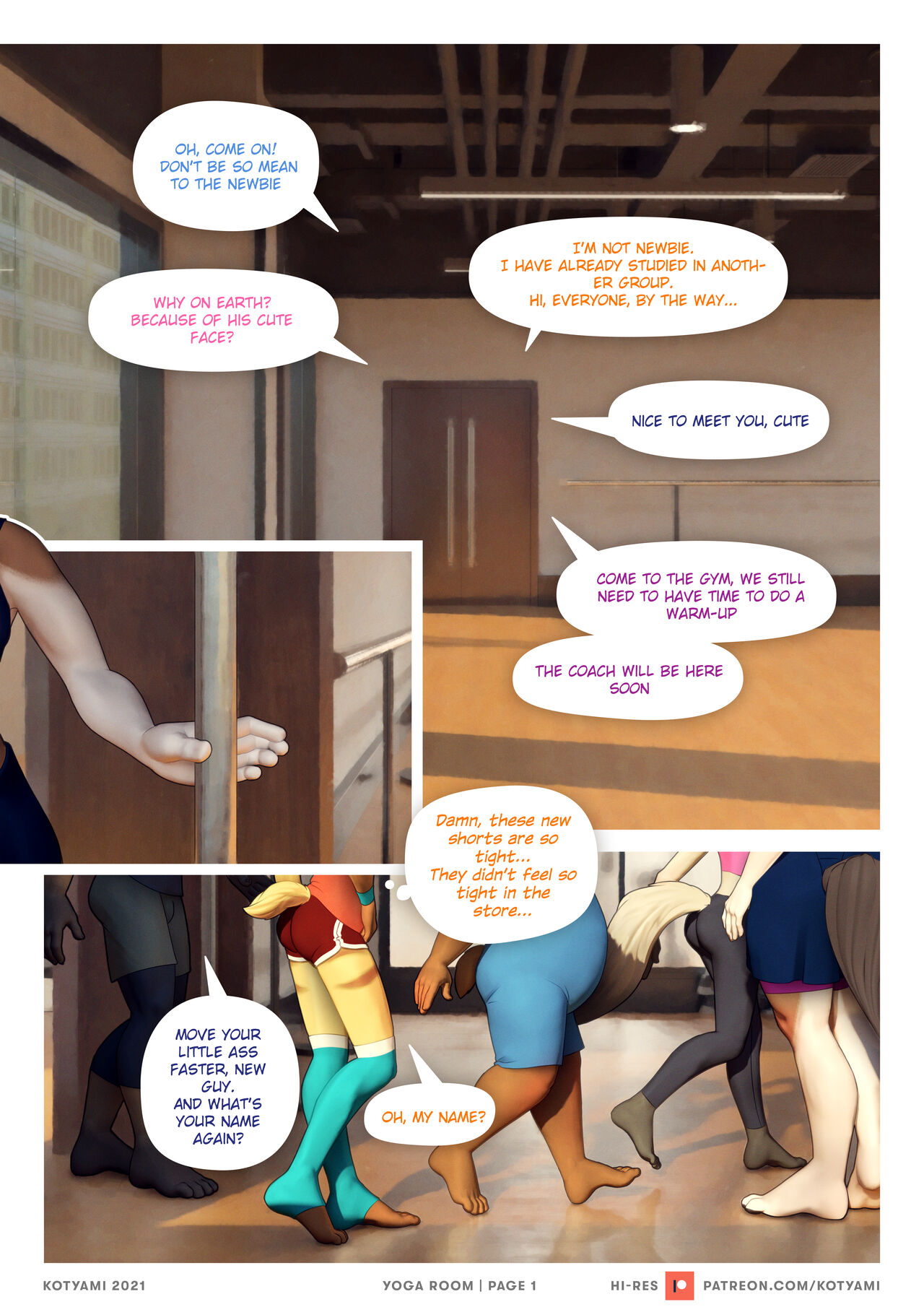 Yoga Class page 1 full
