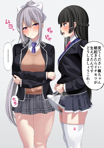 Futanari Tsukino Mito x Higuchi Kaede cover
