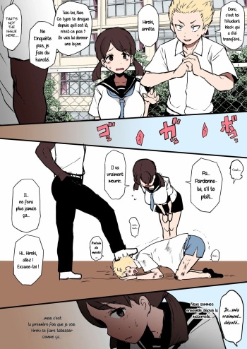 Kokujin No Tenkousei Ni Osananajimi French chap 1-5 color cover